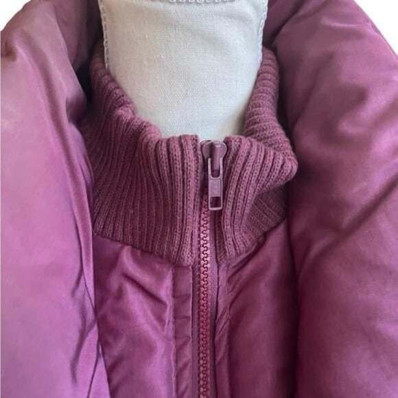 Vintage 1980s Quilted Down Duffle Coat – Warm Puffer Toggle Jacket - Picture 10 of 13